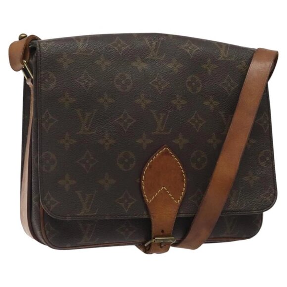 LOUIS VUITTON Monogram Cartouchiere GM Shoulder Bag M51252 LV Auth 123939 - Picture 1 of 16